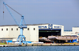 Schwimmende Kugelventilanwendung im Schiffsbau